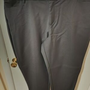 Eloquii Women's Black Straight Leg Pants